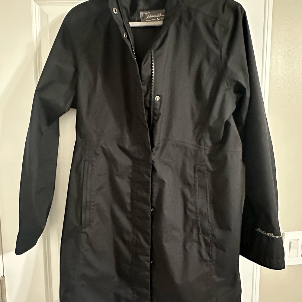 Eddie Bauer Black Women's Trench Coat